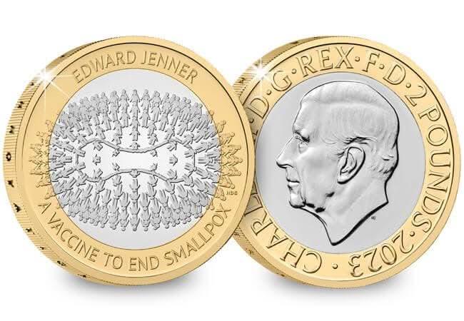 2023 Edward Jenner £2 Brilliant Uncirculated Coin Pack - Copes Coins