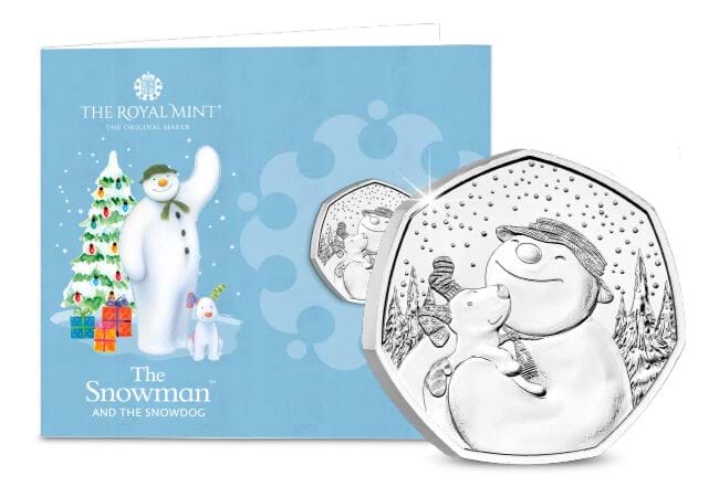 50p 2022 The Snowman and the Snowdog 50p Brilliant Uncirculated Coin Pack - Copes Coins