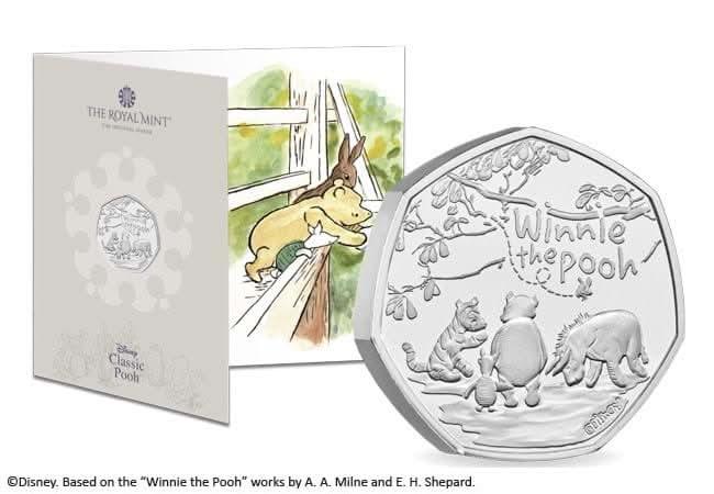 50p 2022 Winnie the Pooh and Friends 50p Brilliant Uncirculated Coin Pack - Copes Coins